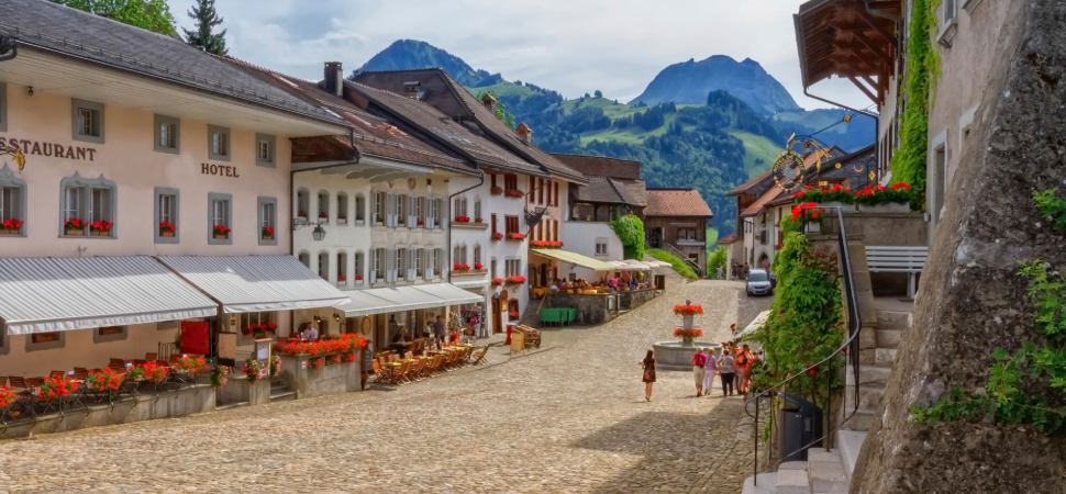 Ausflug in die Stadt Gruyere