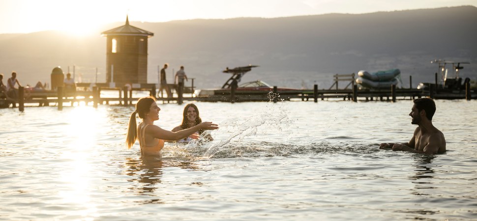 The shores of lake Neuchâtel