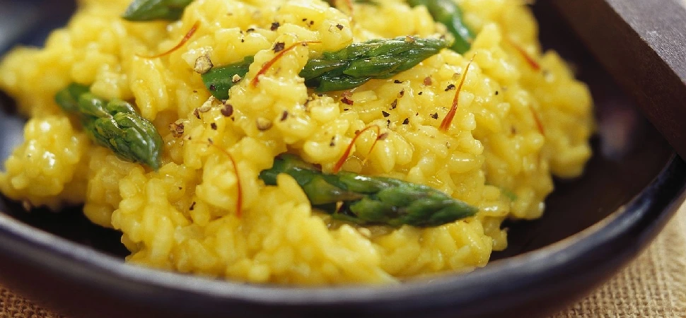 Risotto with saffron